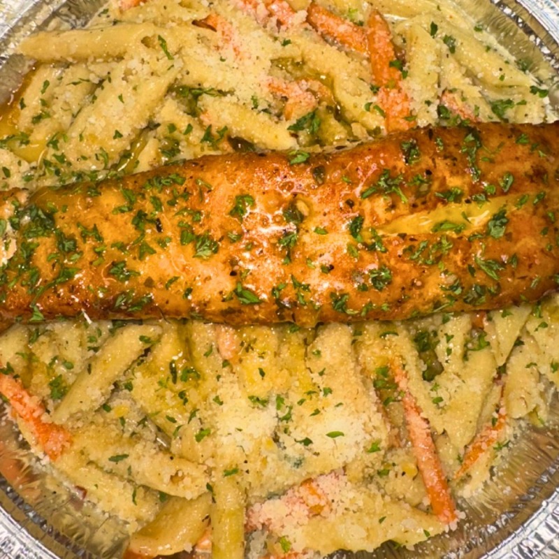Salmon Rasta Pasta