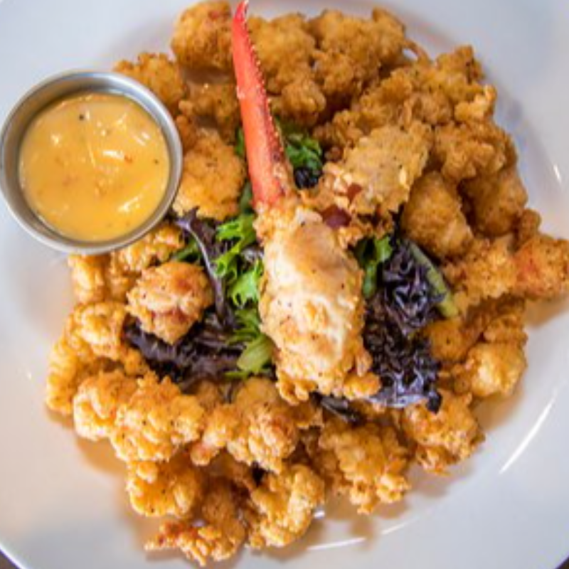 Fried Lobster Bites 'N' Waffles