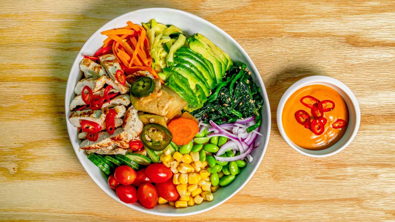 Chicken Teriyaki Bibimbap (Rice Bowl)