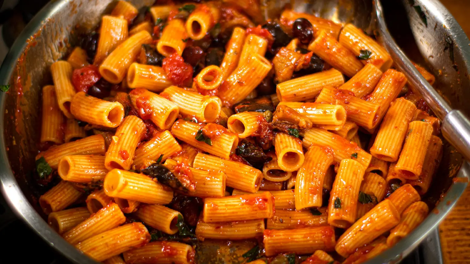 Rigatoni with Eggplant