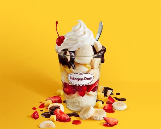 Banana Split Dazzler Sundae from Haagen-Dazs North Miami Causeway