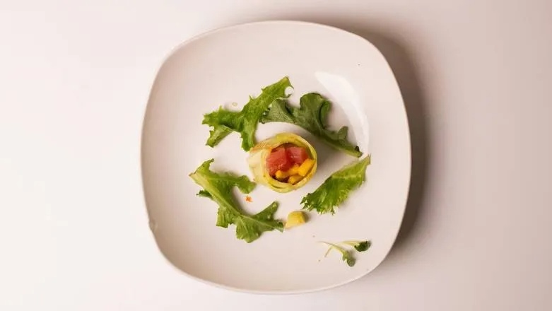 Spicy Tuna Mango Appetizer