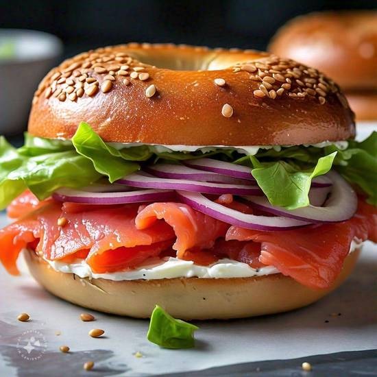 Sliced Lox Sandwich