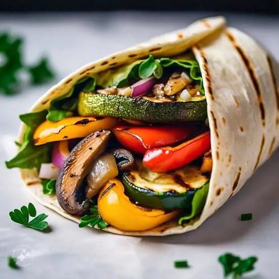 Grilled Vegetable Wrap