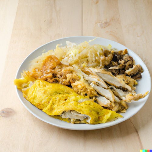 Mu Shu Chicken (4 Pancakes)
