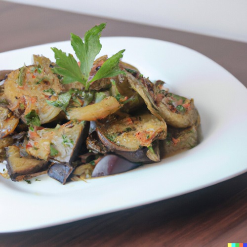 Sautéed Eggplant in Garlic Sauce (Or Black Bean Sauce)