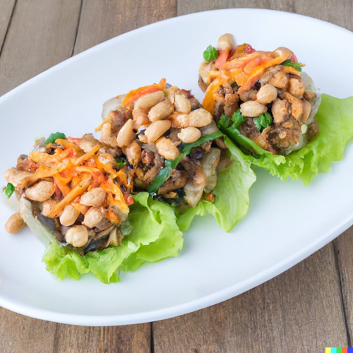 Chicken Soong (Lettuce Wraps)