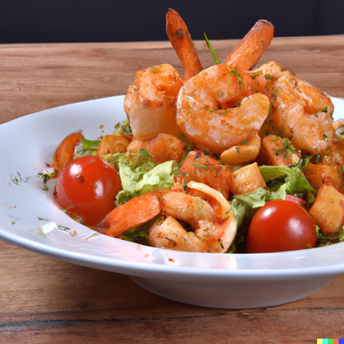 Grilled Shrimp Salad