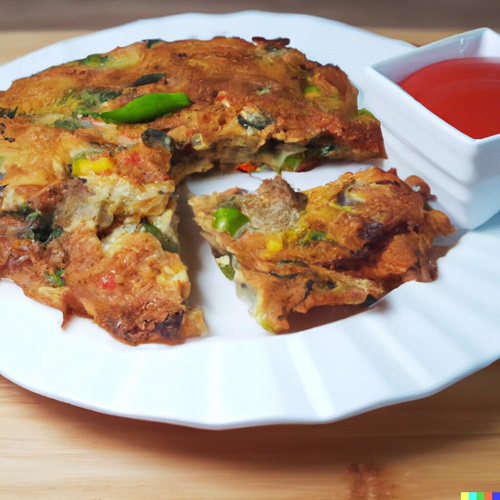 Vegetable Egg Foo Young