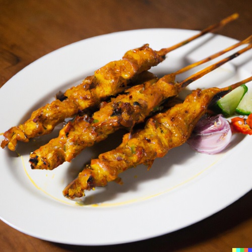 Beef or Chicken Satay