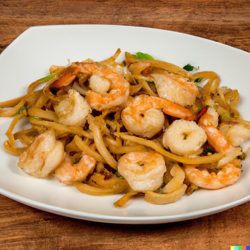 Chicken, Roast Pork, Beef, Shrimp Lo Mein