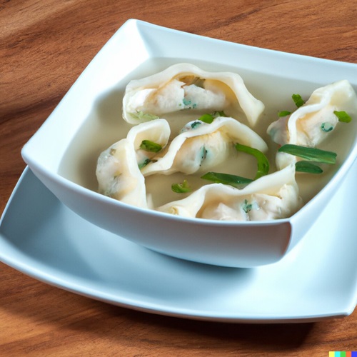 Subgum Wonton Soup (No Noodles)