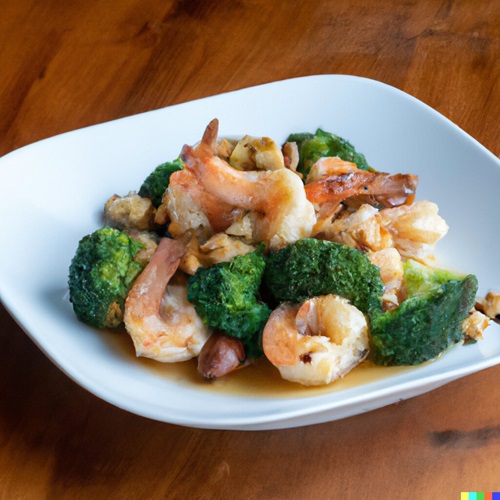 Shrimp & Walnuts
