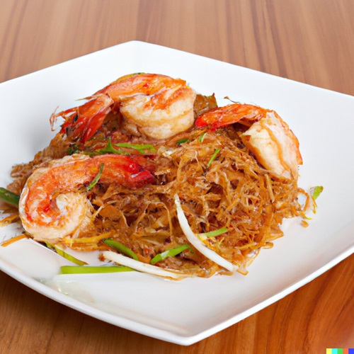 Shrimp Pan Fried Noodle