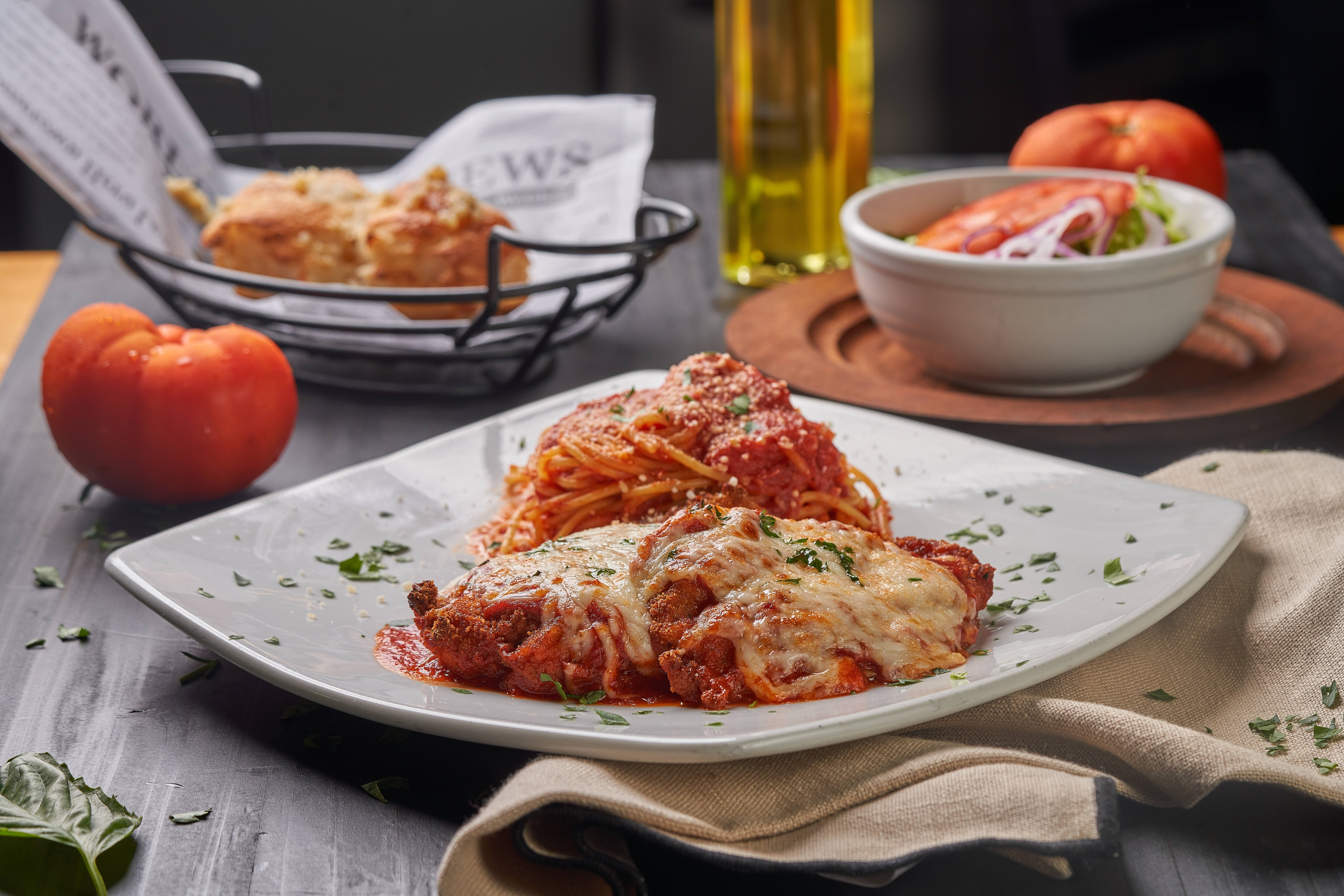 Chicken Parmigiana & Spaghetti