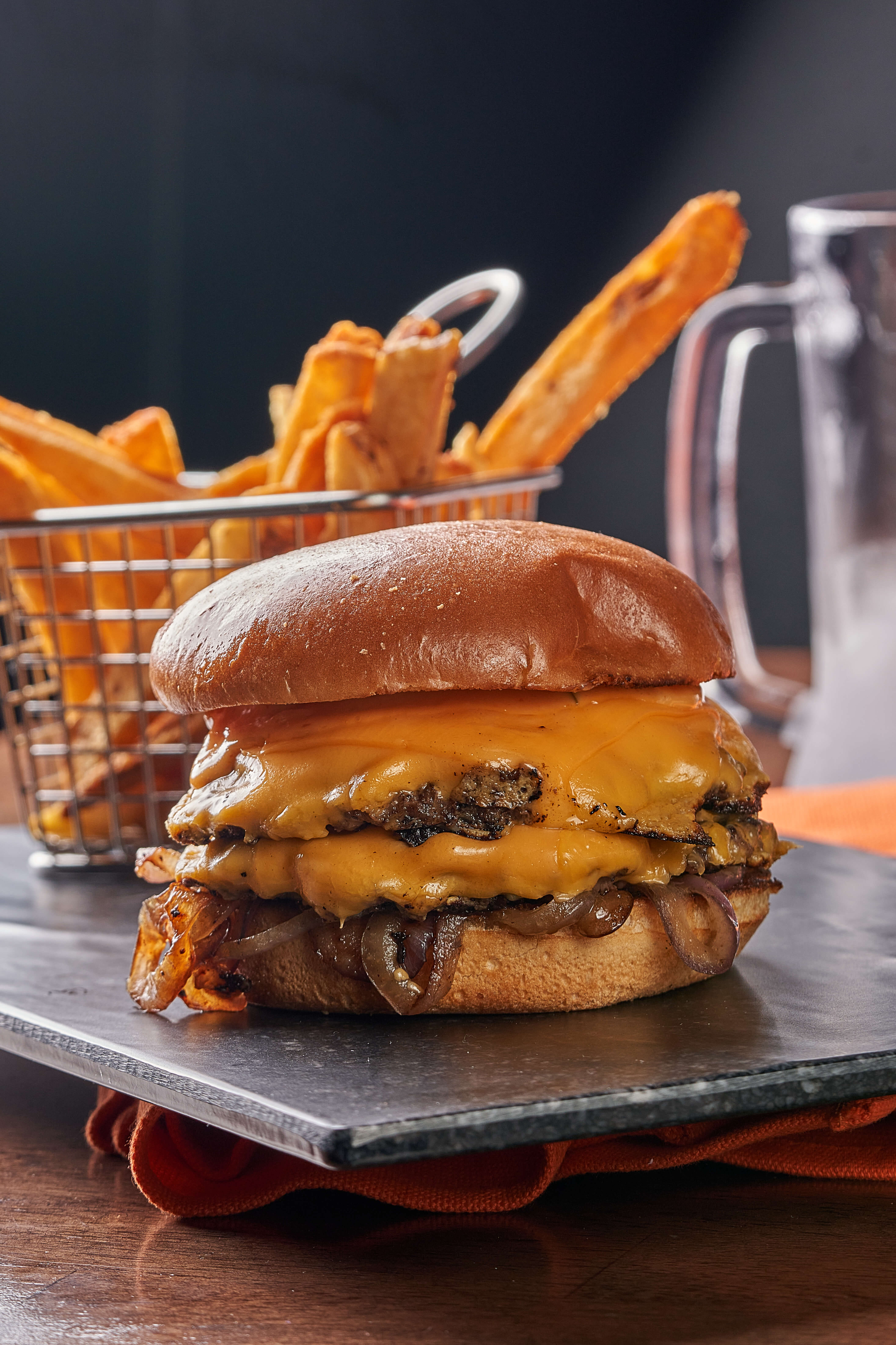 Smashed 100% Angus Beef Burger