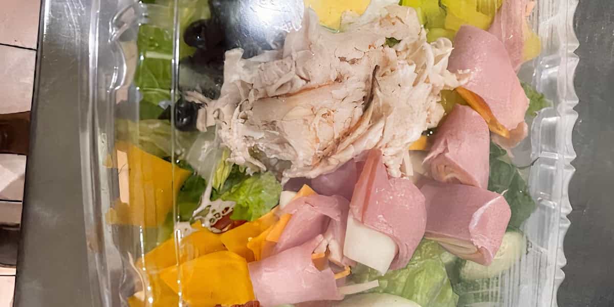 Chef Salad (Cobb Salad: Boiled Egg, Ham, Turkey, Provolone, Cheddar & American Cheese )