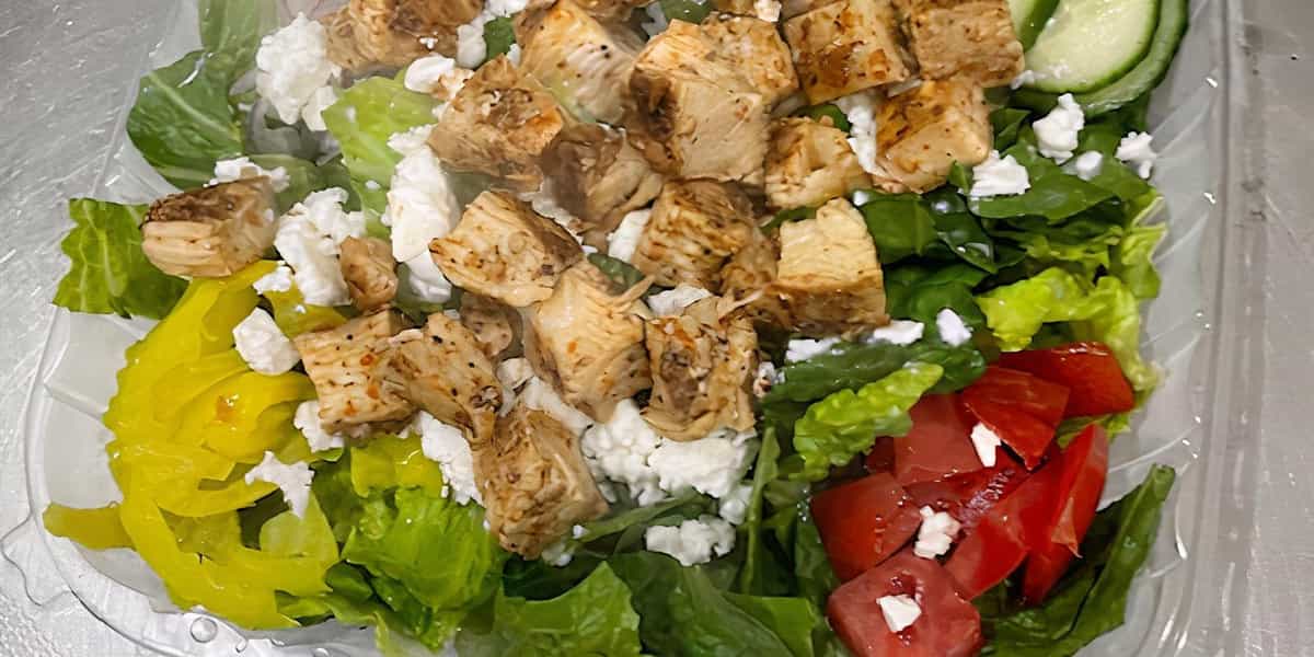 Greek Salad with Grilled Chicken