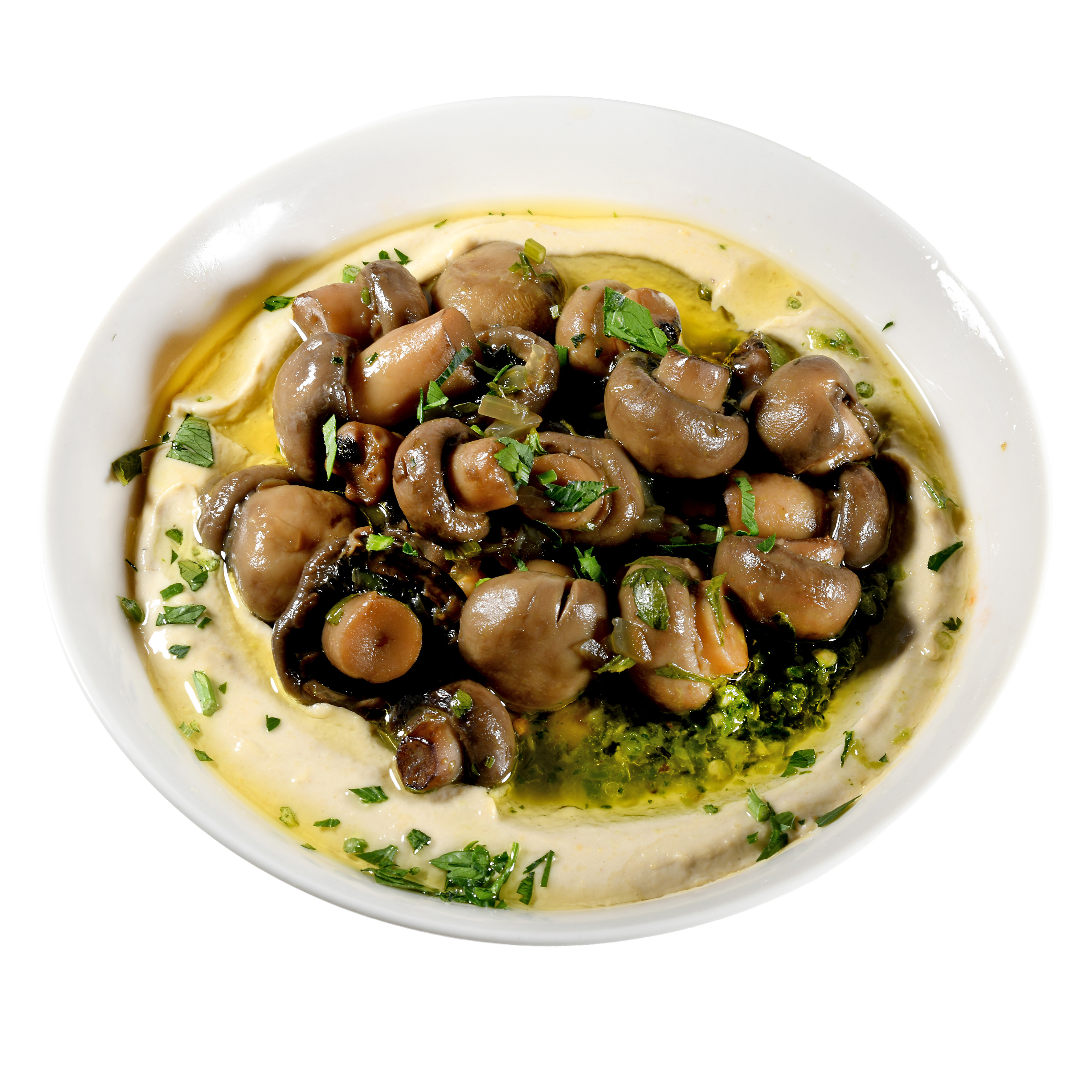 Hummus Mushrooms