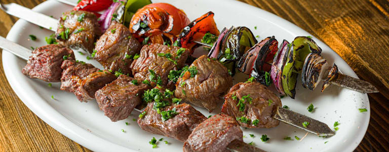 Lamb Shish Kebab Entrée