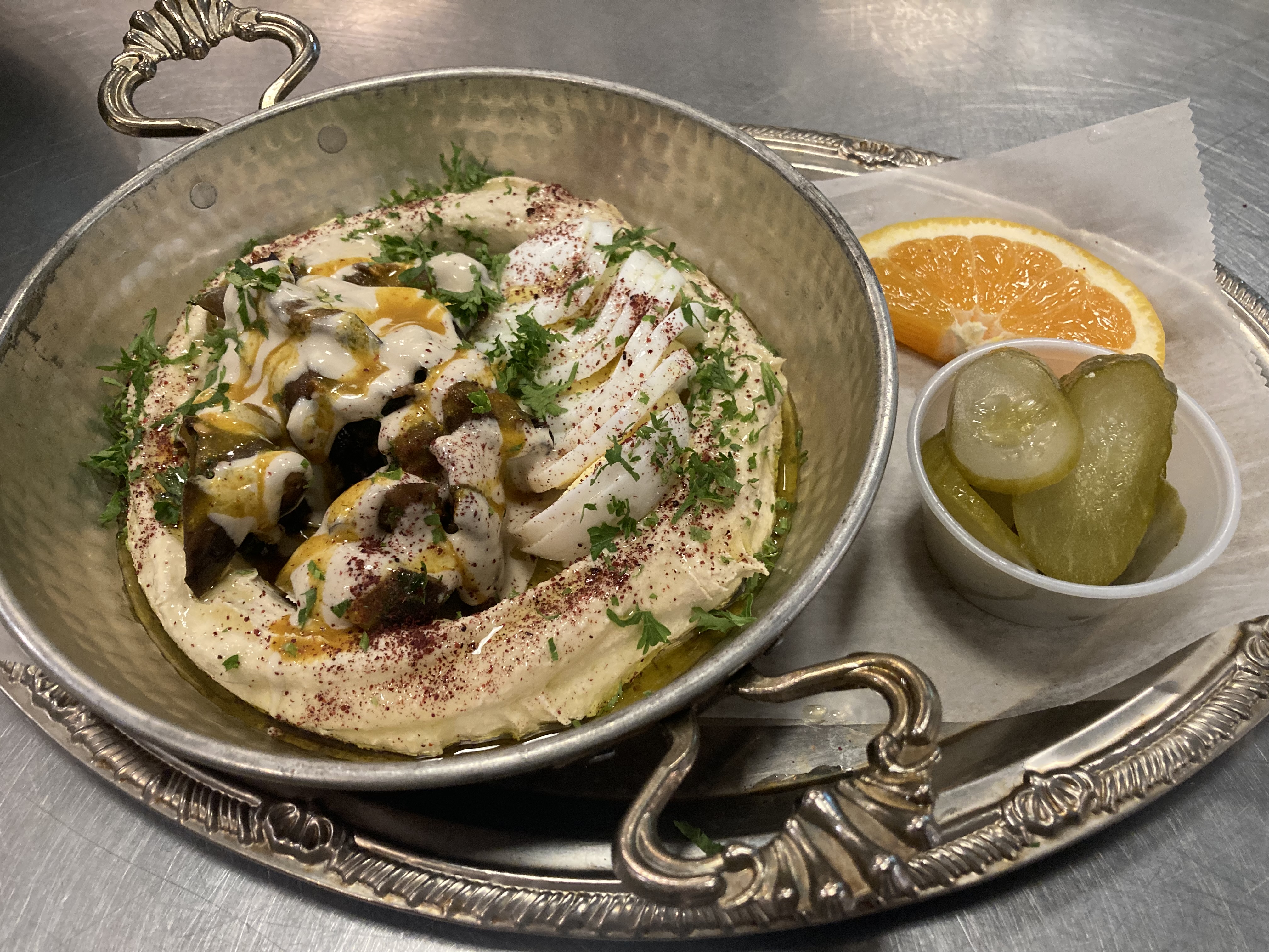 Hummus sabich