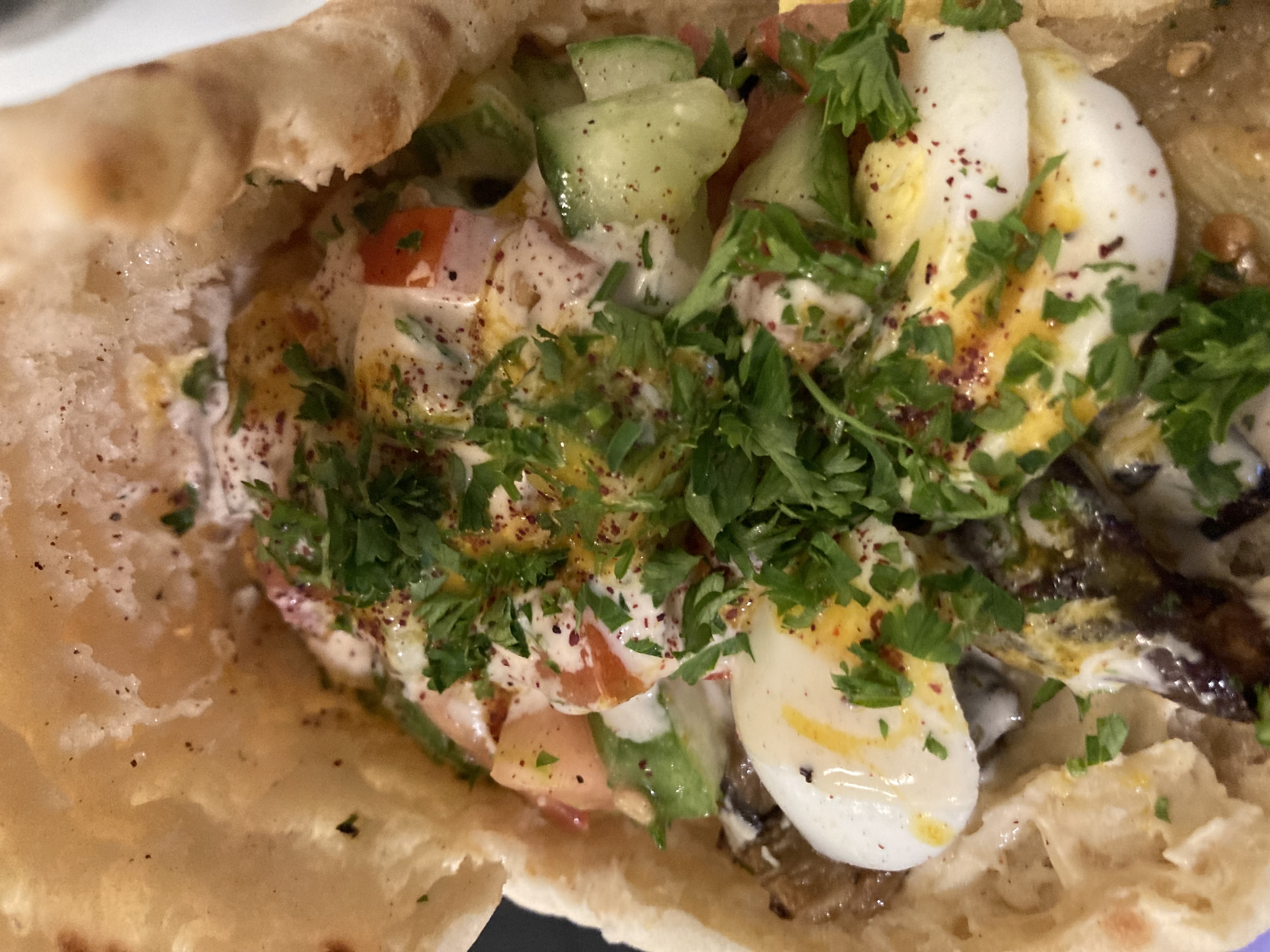 Sabich Sandwich