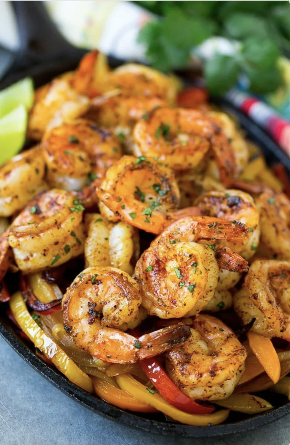 Shrimp Fajitas