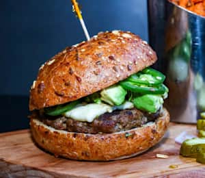 Organic Cinco De Mayo Burger