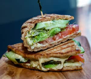 Vegetarian Pita Sandwich