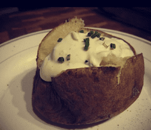 Baked Potato w/ Sour Cream