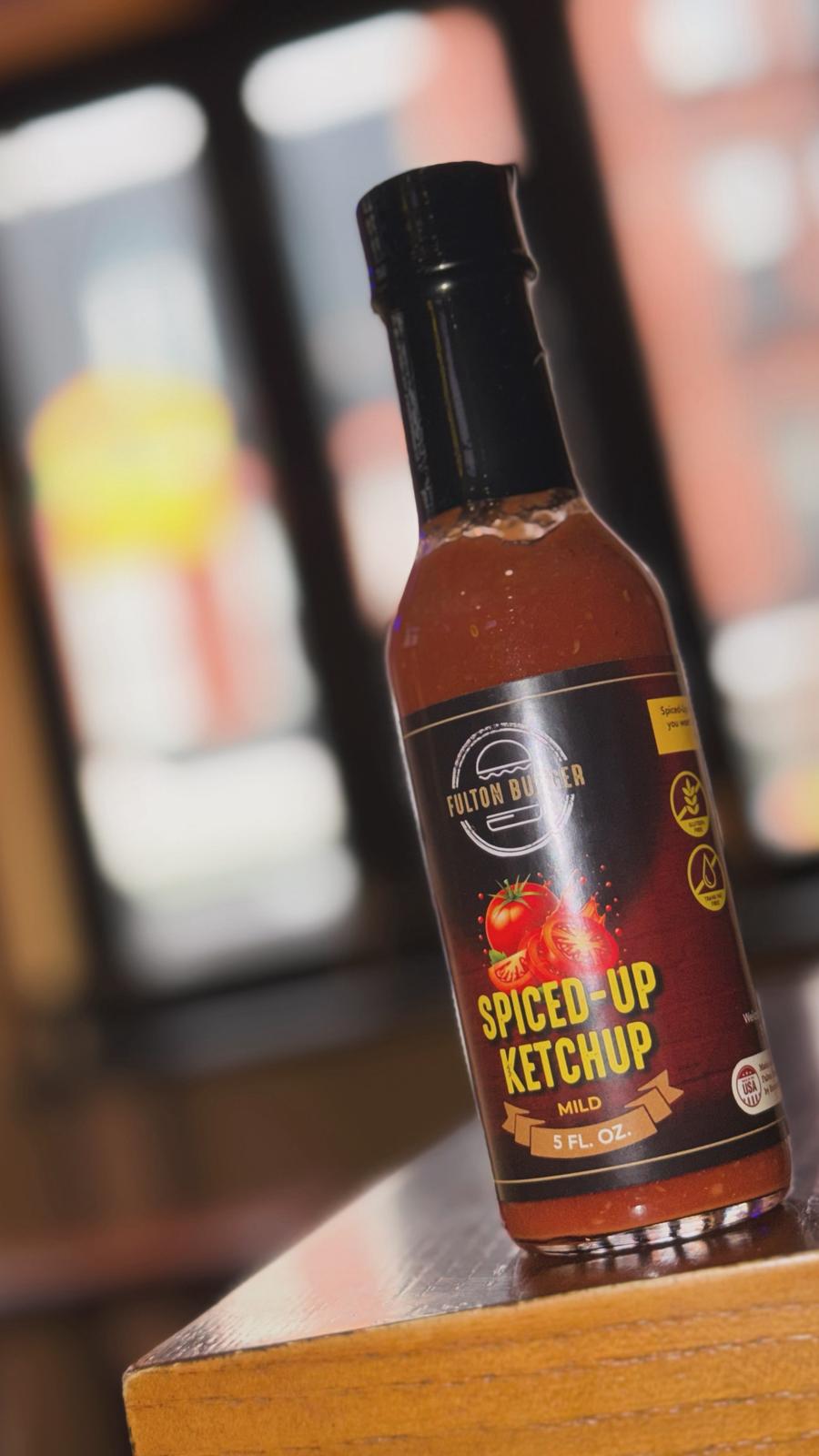 In house made spicy ketchup