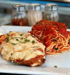 Pasta with Chicken Parmigiana