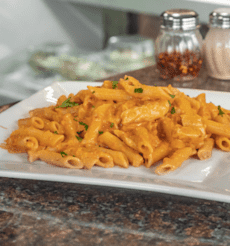 Pasta with Vodka Sauce and Chicken