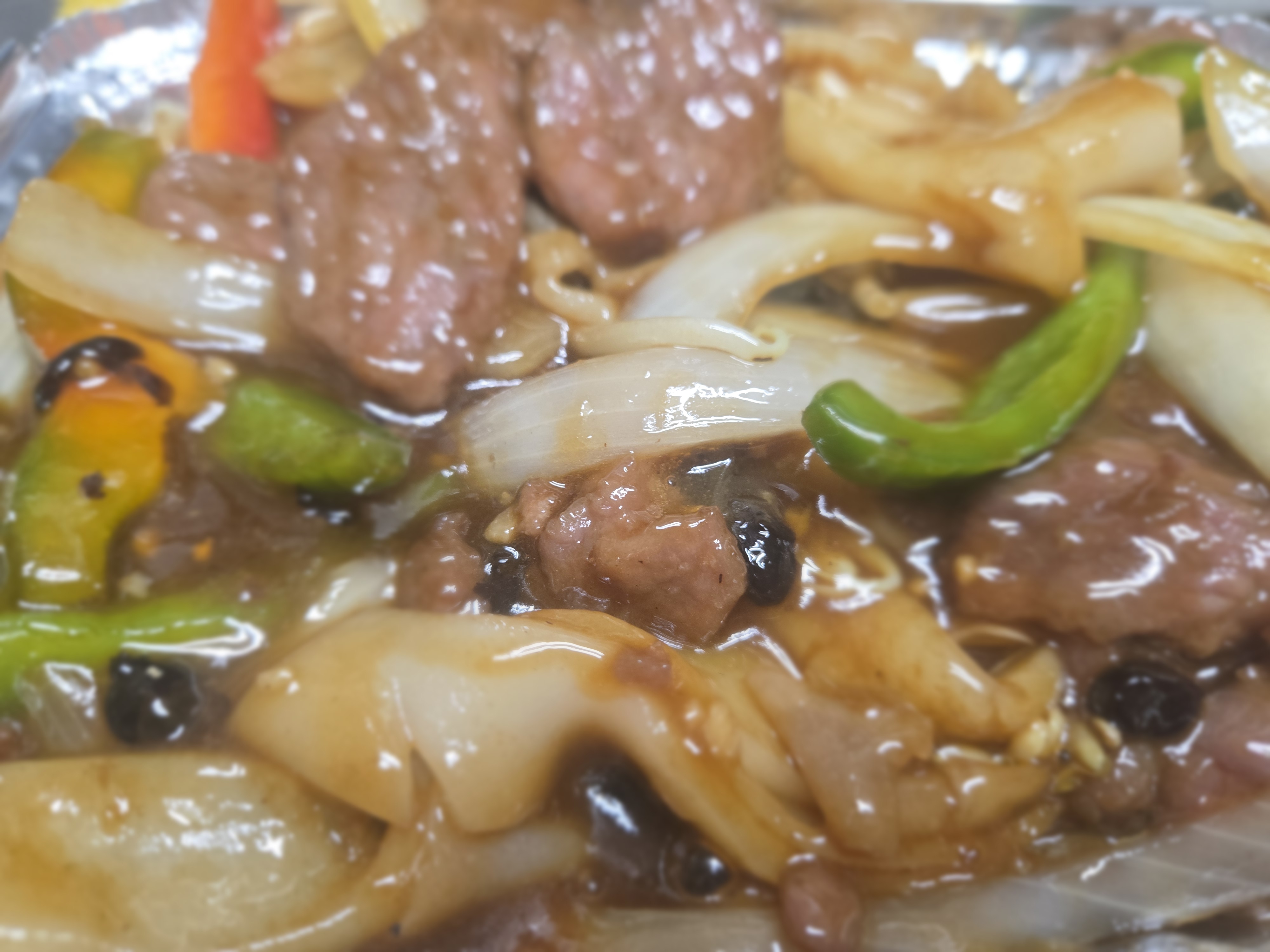 Beef with Black Bean Chow Fun