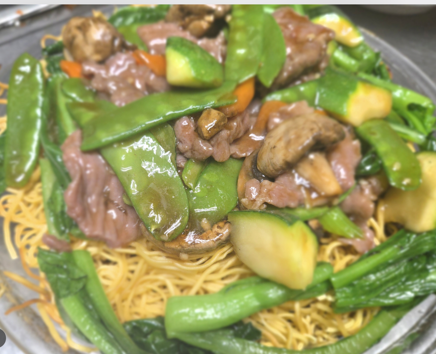 Sliced Beef Pan Fried Noodle