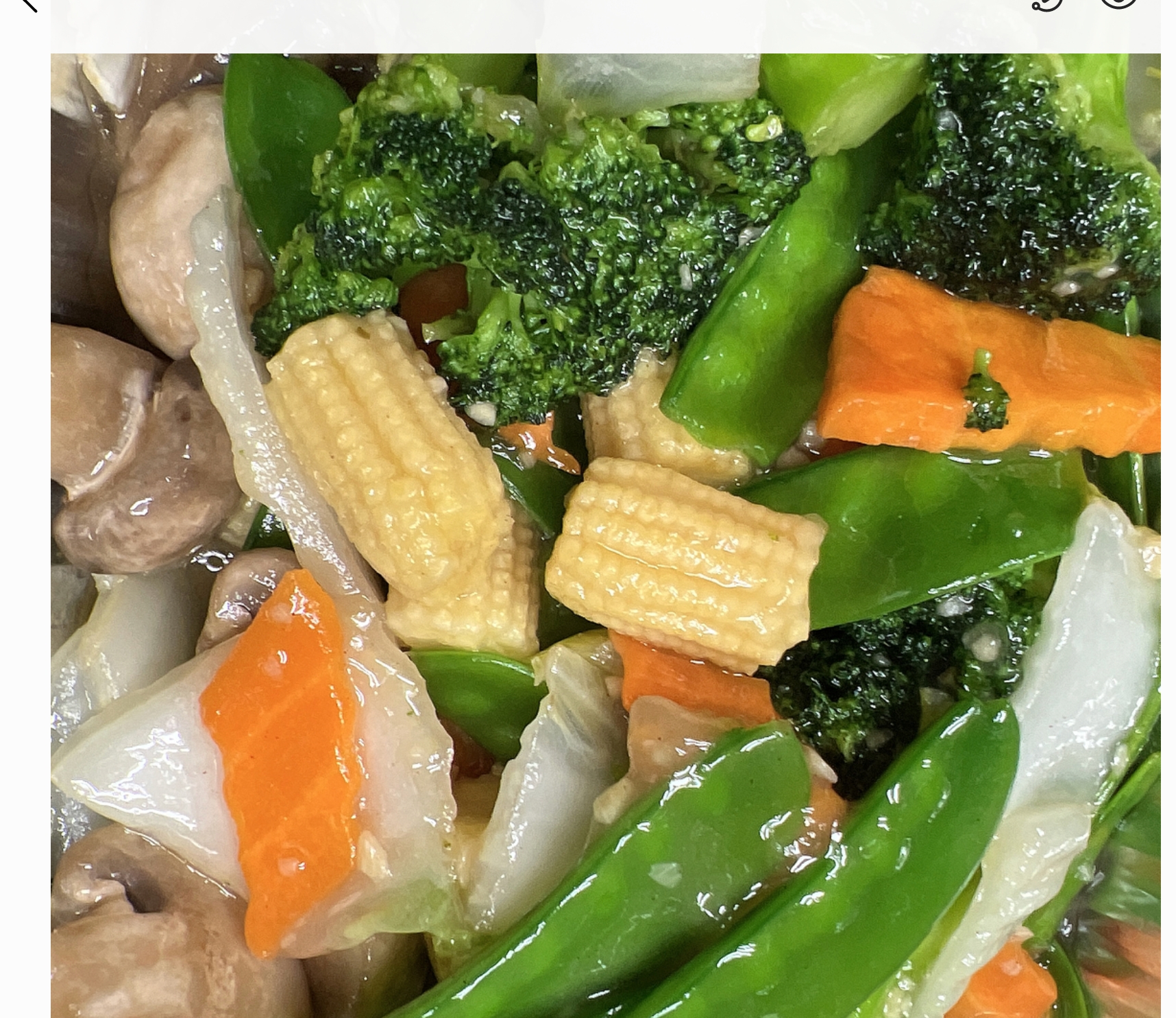 Sautéed Fresh Mixed Vegetables