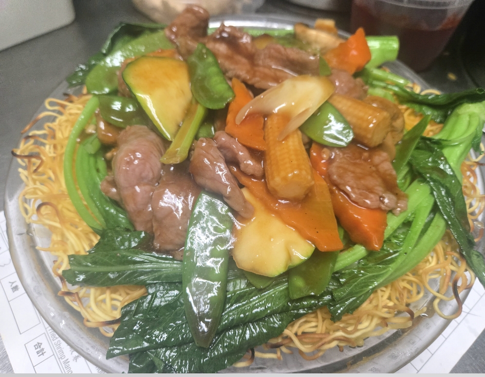 Beef Pan Fried Noodle