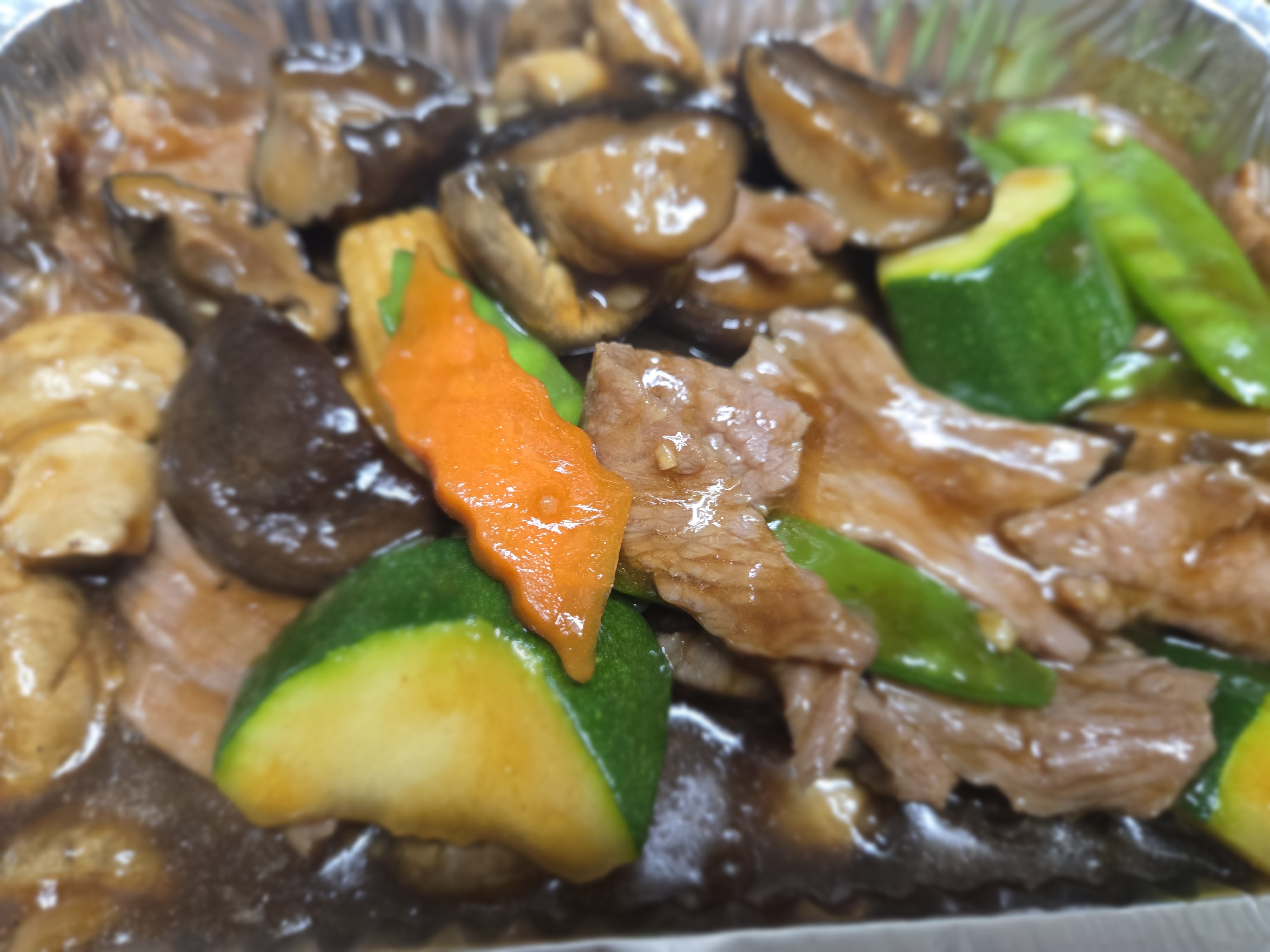 Three Mushroom Beef