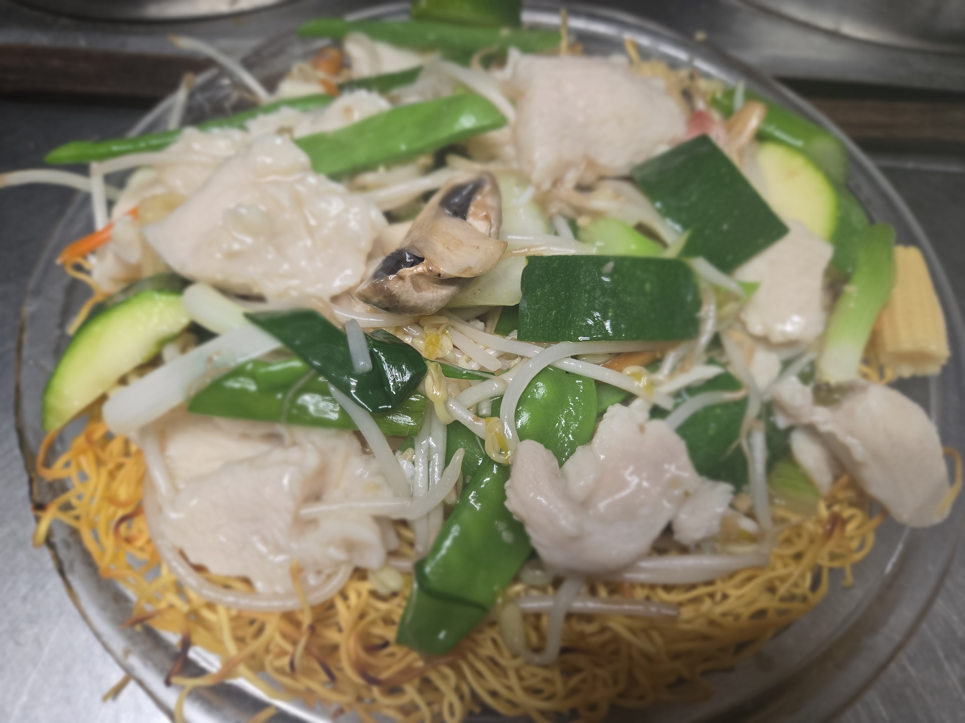 Chicken Pan Fried Noodle