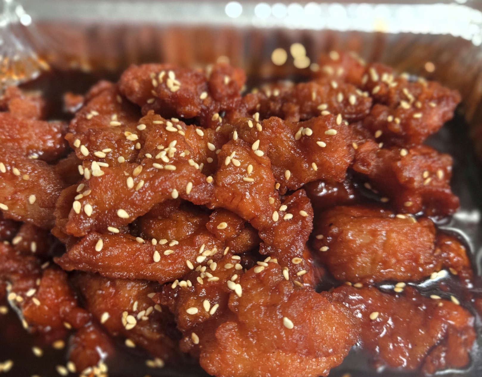 Peking Sauce Sesame Chicken