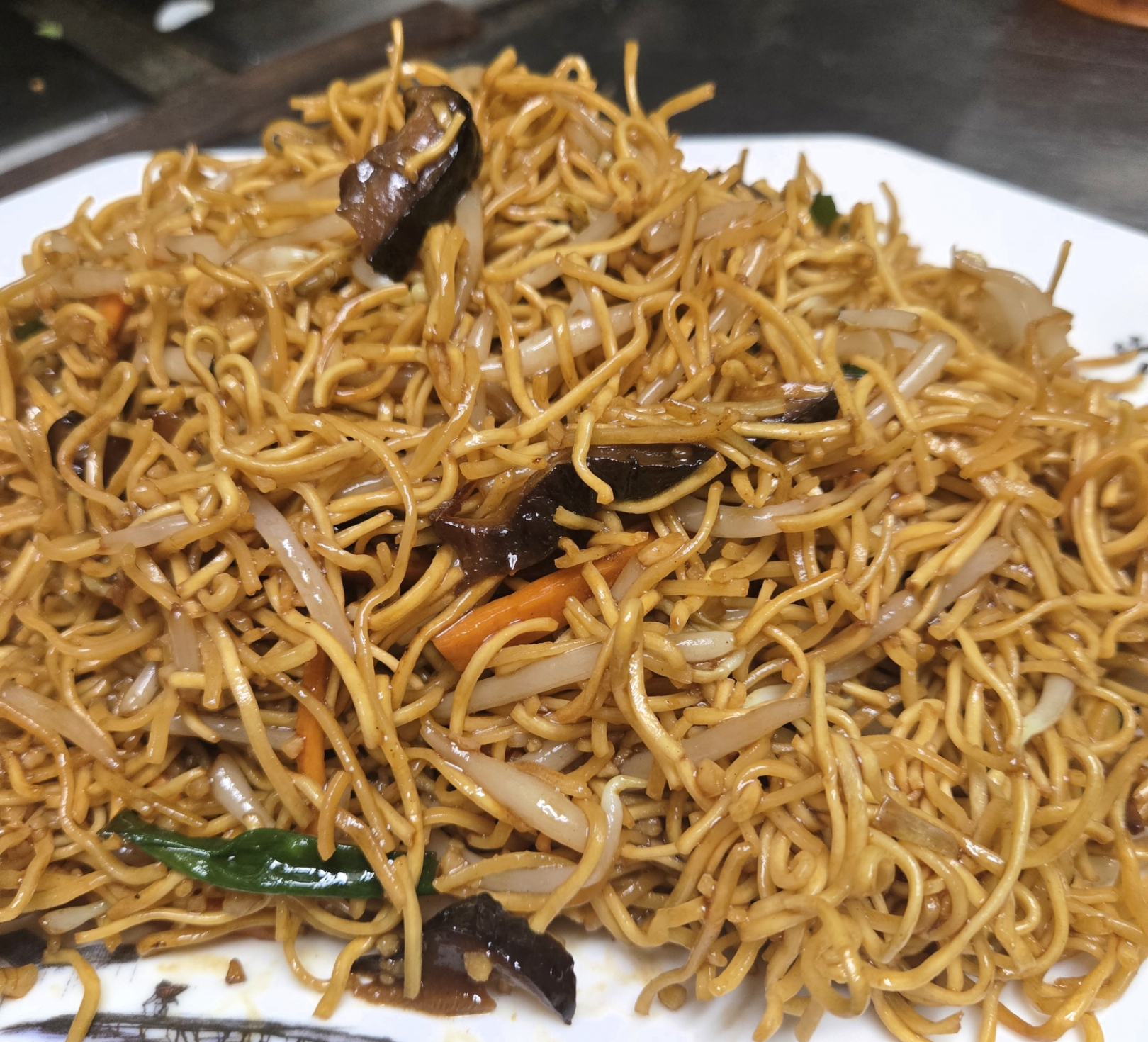 Pan Fried Noodle with Soy Sauce