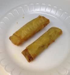 1. Vegetable Spring Rolls
