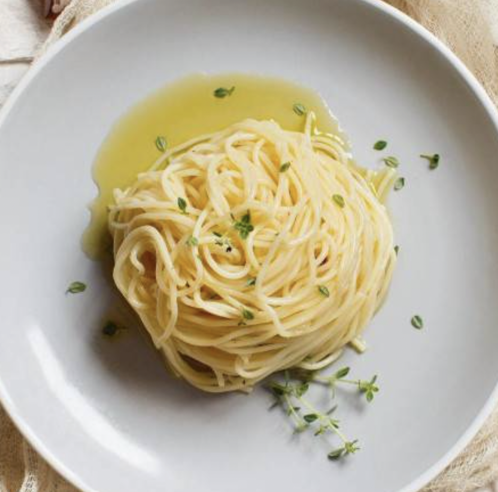 Spaghetti with Garlic & Oil