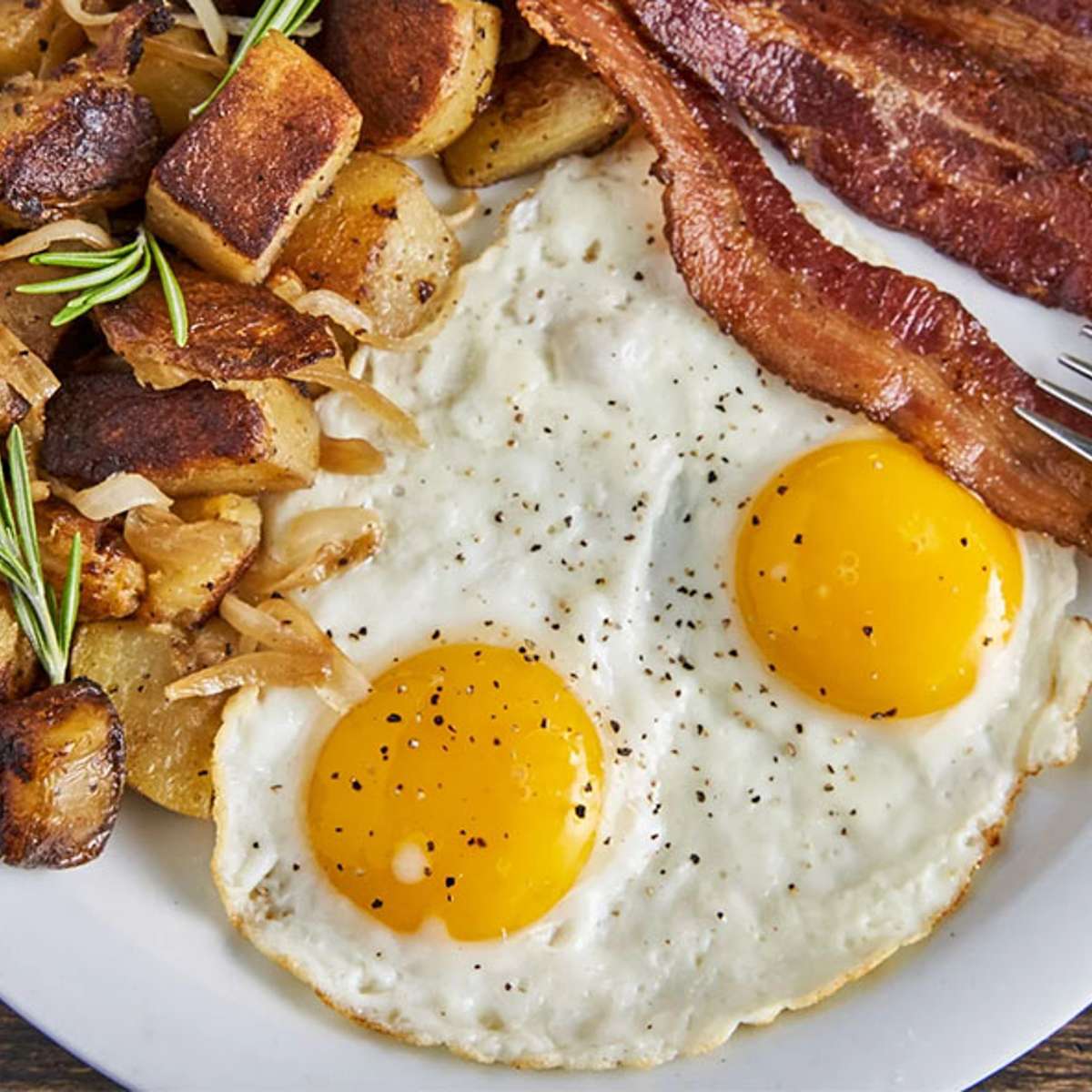Two Eggs Any Style with Turkey Bacon