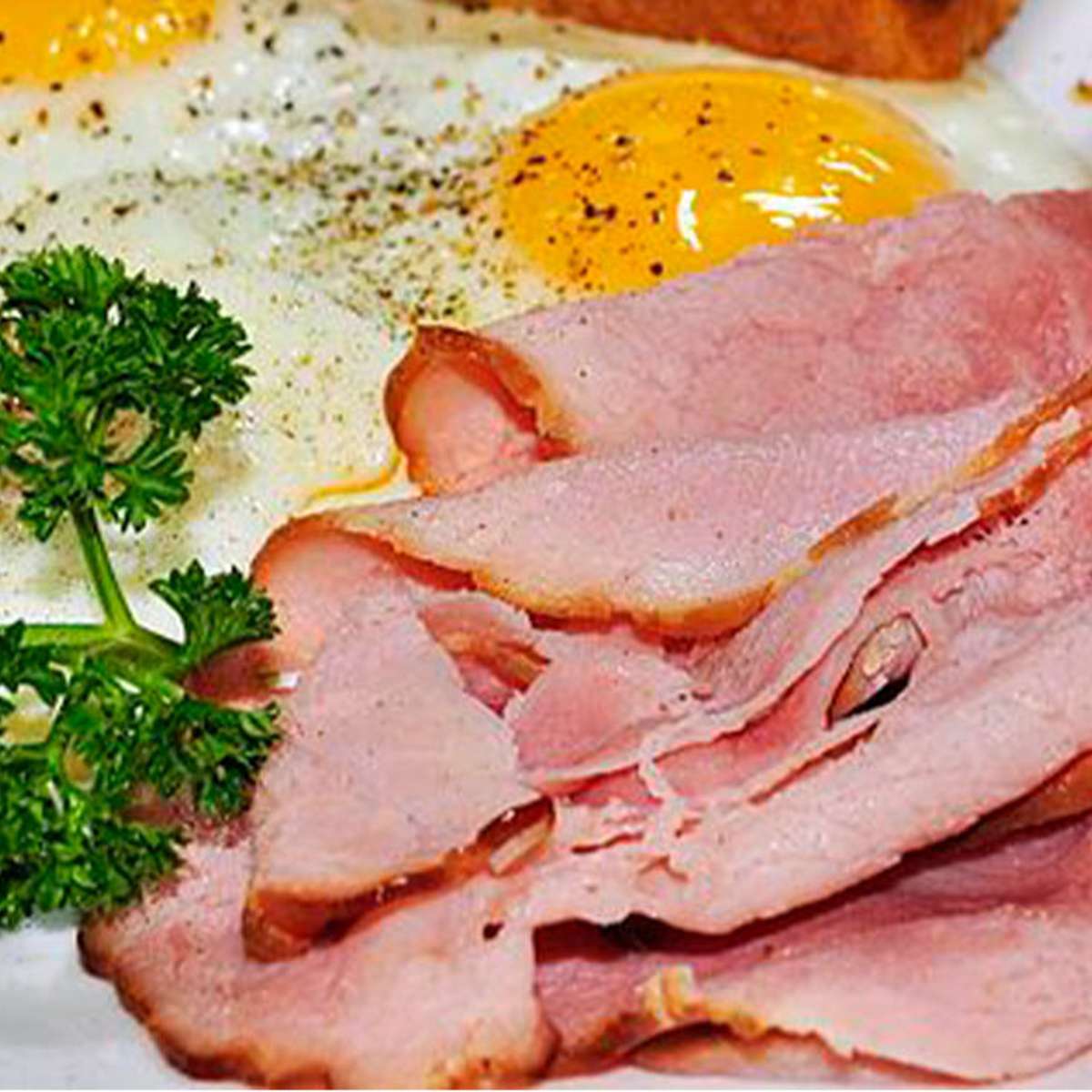 One Egg Any Style with Ham