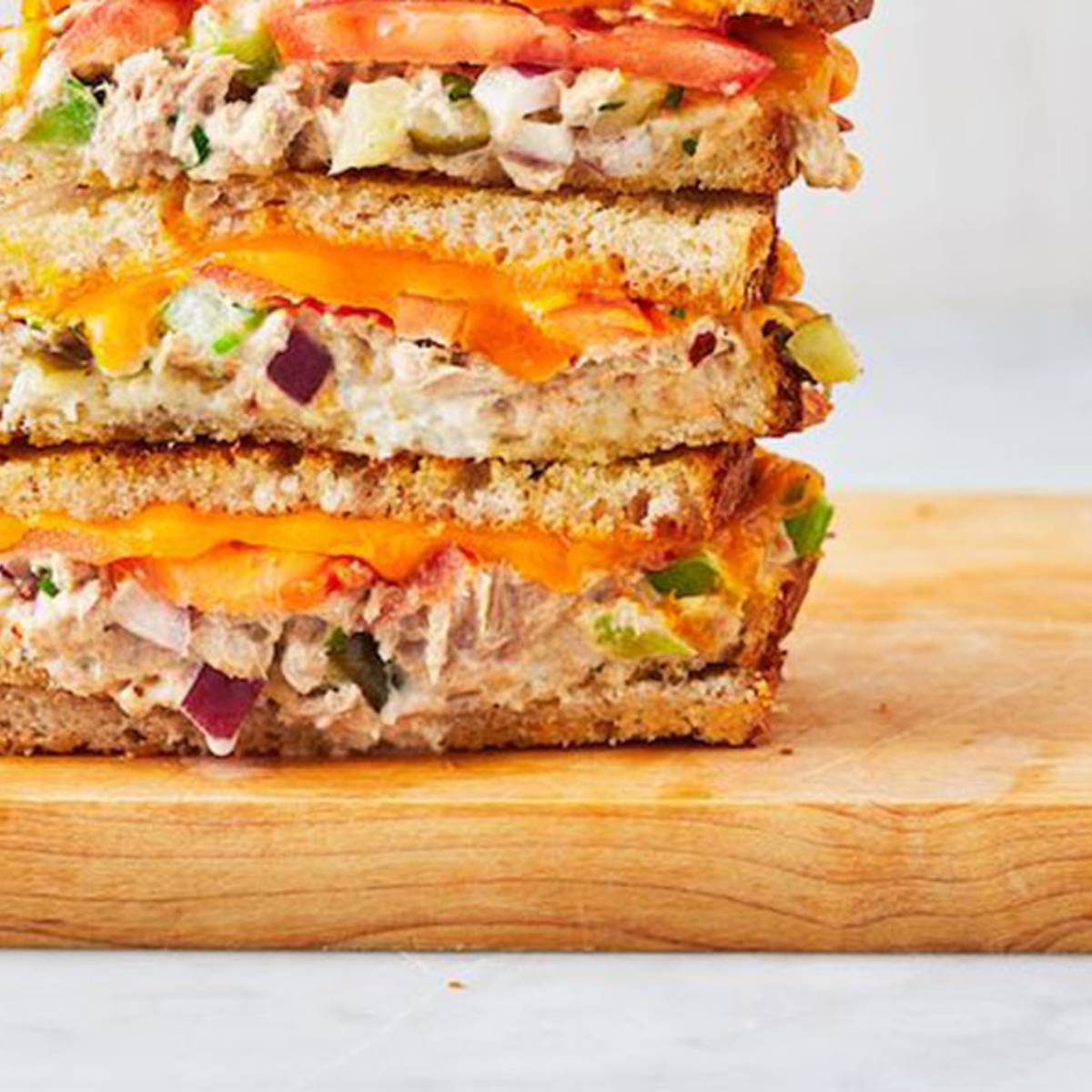 Tuna Melt with American Cheese
