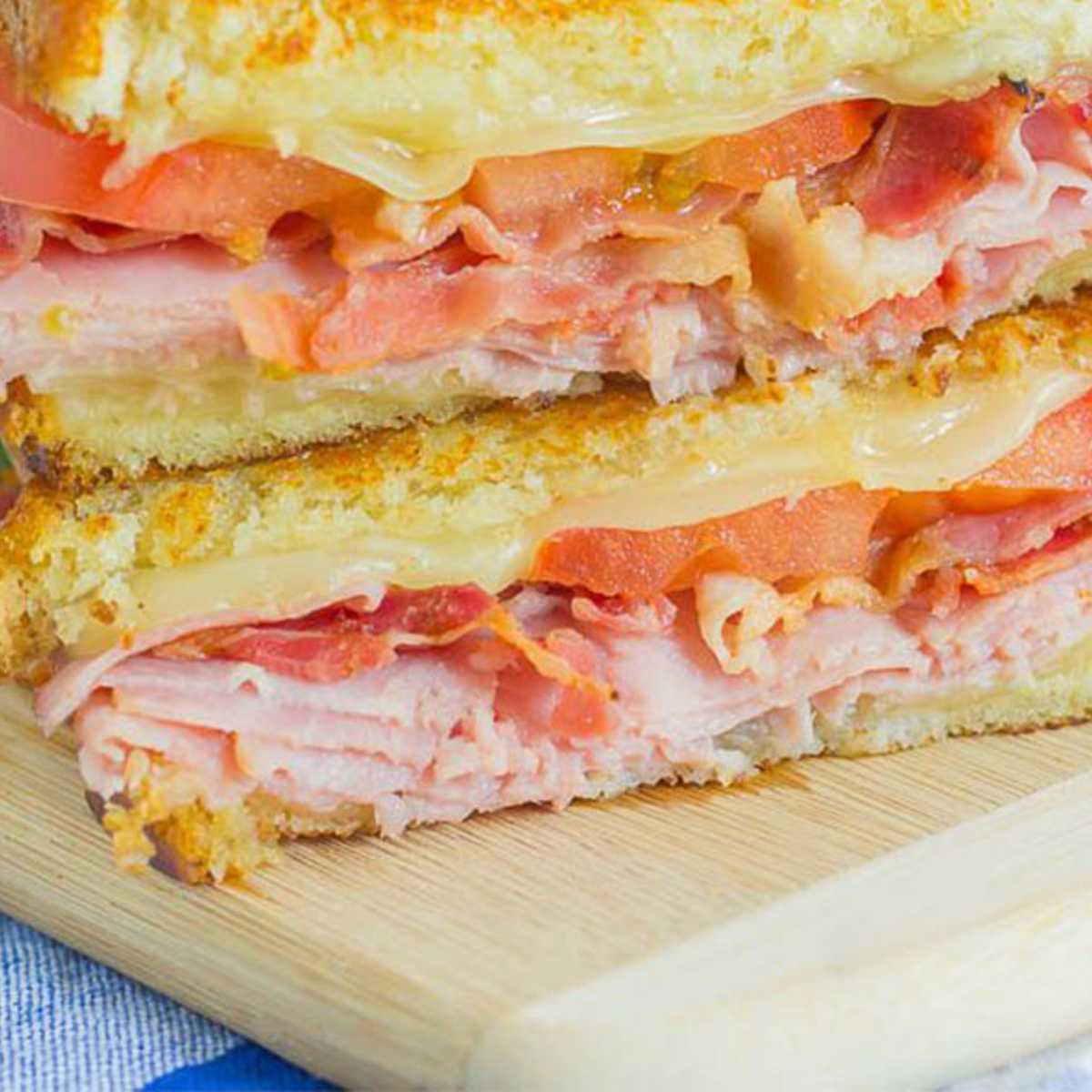 Grilled Swiss Cheese with Tomatoes