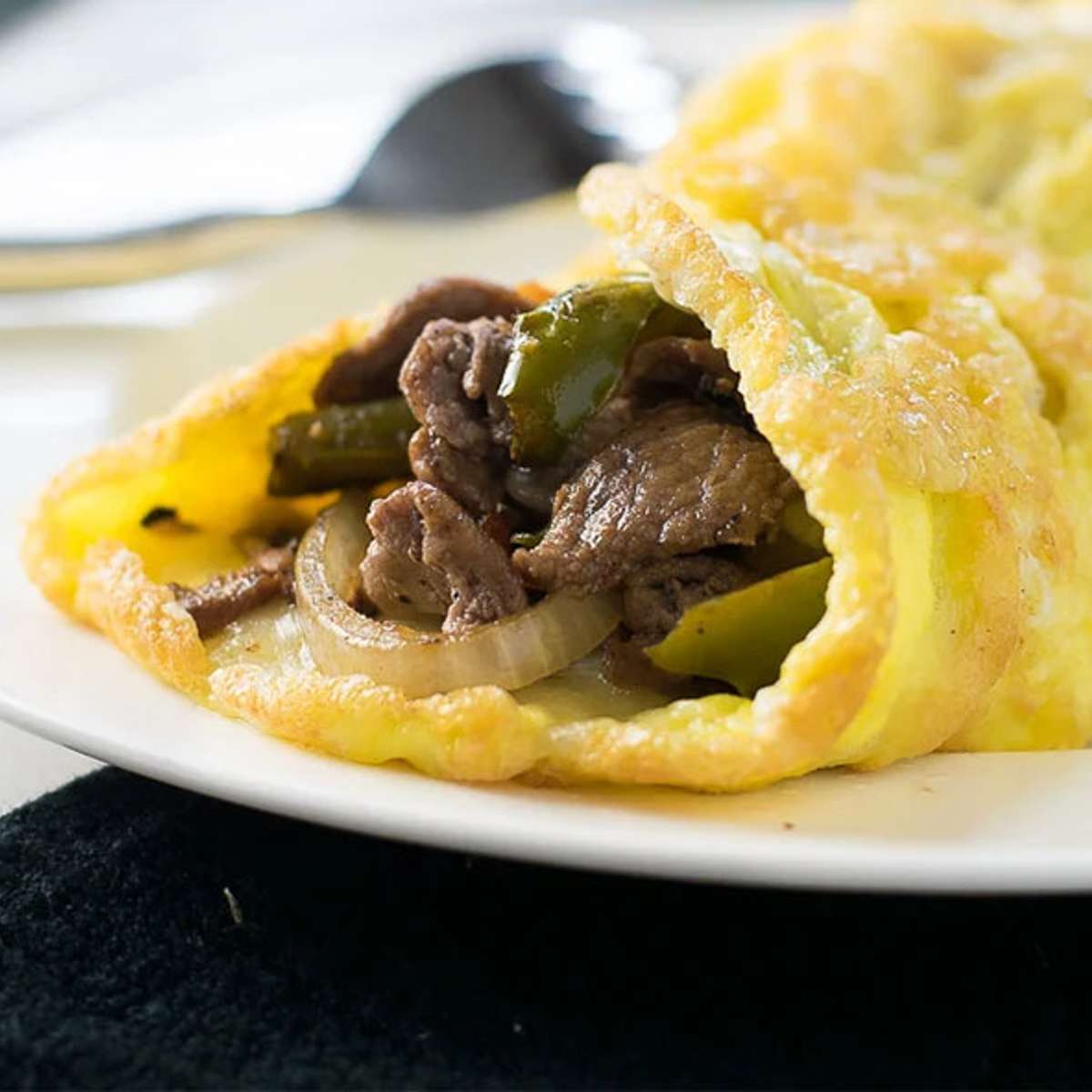 Philly Cheese Steak Omelette