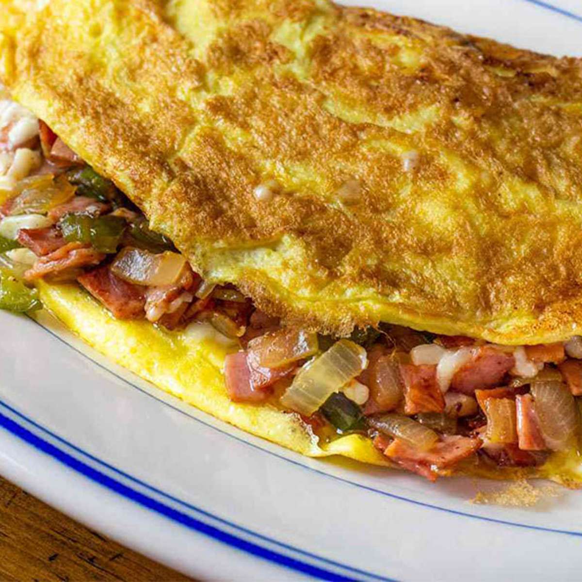 Pepper and Onion Omelette