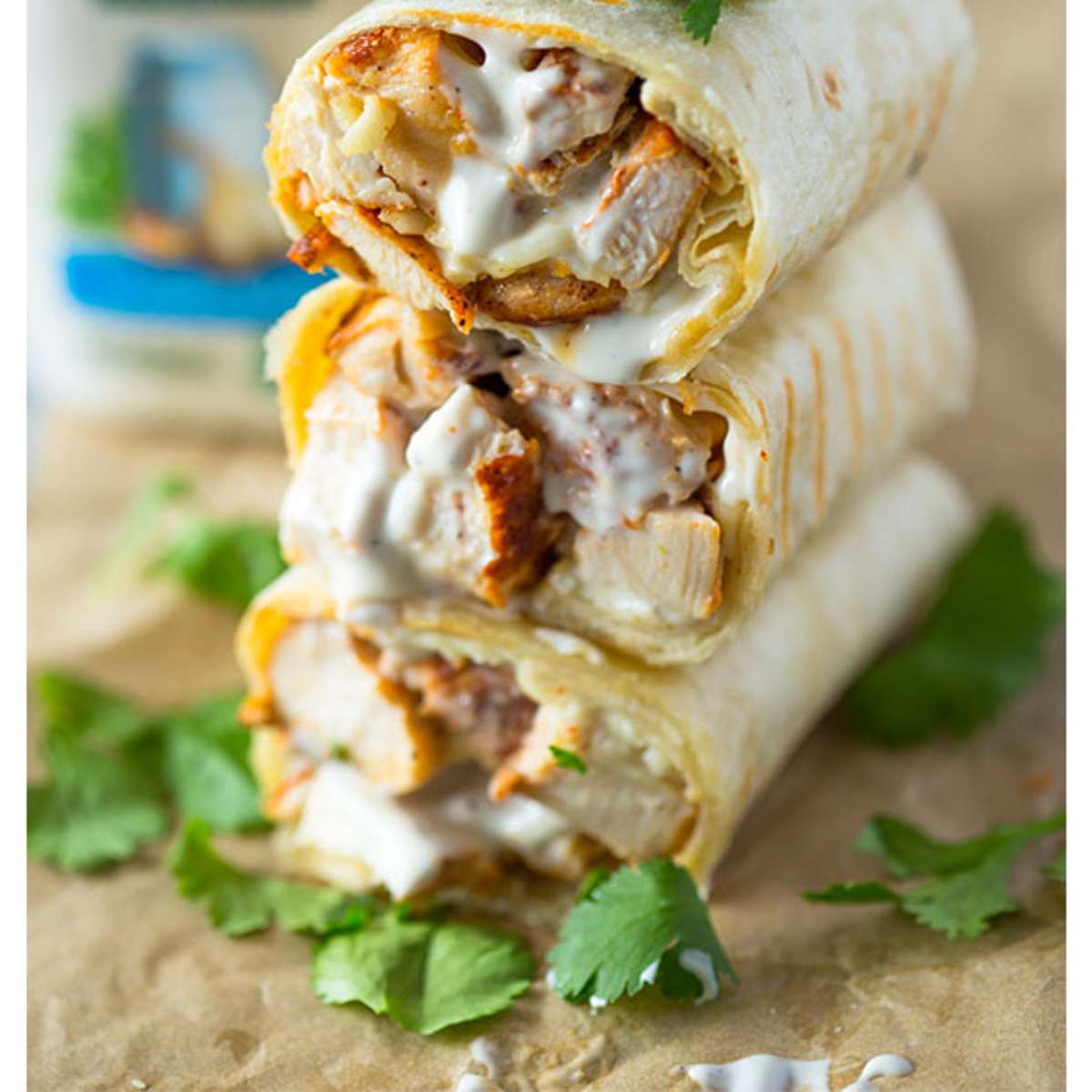 Grilled Chicken Mozzarella Wrap